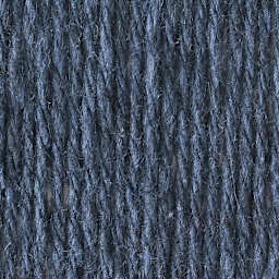 Lily Sugar N' Cream Yarn - 2.5 oz, 4-Ply, Indigo (Close-up of yarn)