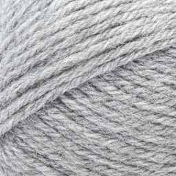 Lion Brand Wool-Ease Yarn - Grey Heather, close-up
