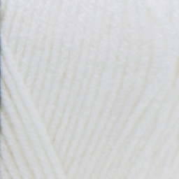 Red Heart Super Saver Yarn - White, close-up