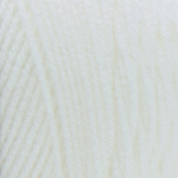 Red Heart Super Saver Yarn - Soft White, close-up