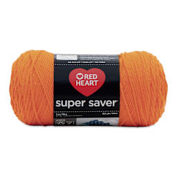 Red Heart Super Saver Yarn - Pumpkin, 364 yds