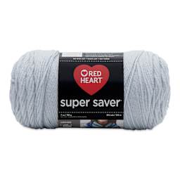 Red Heart Super Saver Yarn - Light Grey, 364 yds