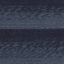 Lion Brand Scarfie Yarn - Navy/Denim, close-up