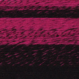 Lion Brand Scarfie Yarn - Black/Hot Pink, close-up
