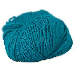 HiKoo CoBaSi Yarn - Closeup of Deep Turquoise yarn