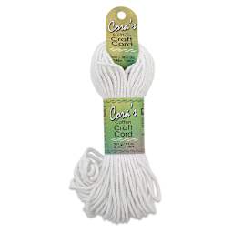 Pepperell Cotton Craft Cord - White, 2 mm, 100 ft