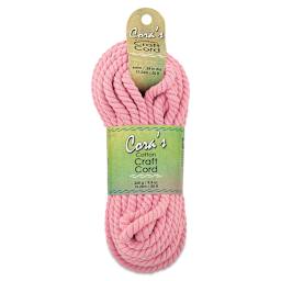 Pepperell Cotton Craft Cord - Blush Pink, 6 mm, 50 ft