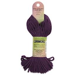 Pepperell Cotton Craft Cord - Plum, 2 mm, 100 ft - back