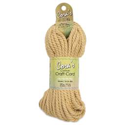 Pepperell Cotton Craft Cord - Fawn, 4 mm, 75 ft - front