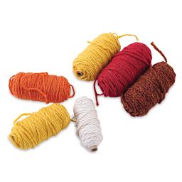 Friendly Loom Yarn Packs - Sunset, Pkg of 5 Colors - contents