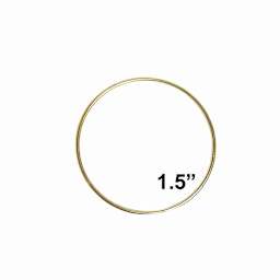 Pepperell Brass Plated Macramé Ring - 1-1/2"