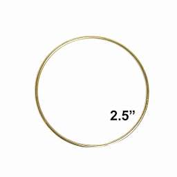 Pepperell Brass Plated Macramé Ring - 2-1/2"