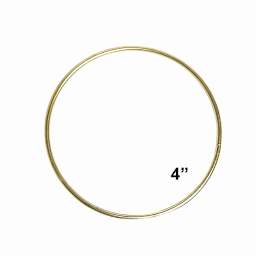 Pepperell Brass Plated Macramé Ring - 4"
