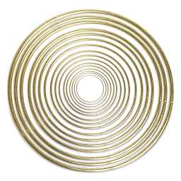 Pepperell Brass Plated Macramé Rings