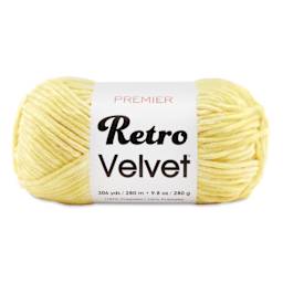 Premier Retro Velvet Yarn - Yellow