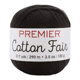 Premier Yarn Cotton Fair Yarn - Black