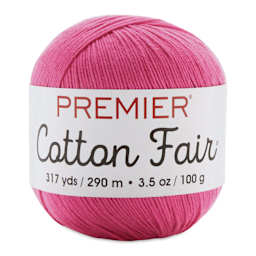 Premier Yarn Cotton Fair Yarn - Bright Pink