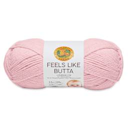 Lion Brand Feels Like Butta Yarn - Pink, front