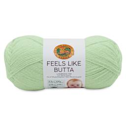 Lion Brand Feels Like Butta Yarn - Mint, front