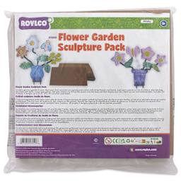 Roylco Flower Garden Sculpture Pack - front of packaging