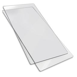 Sizzix Cutting Pads - Angled view of set of 2 14 5/8" x 6 1/4" pads