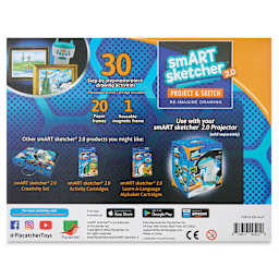 Flycatcher smART Sketcher Museum Art Set, back of the packaging. 