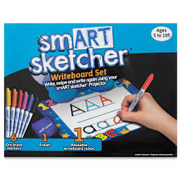 Flycatcher smART Sketcher Writeboard Set, front of the packaging. 