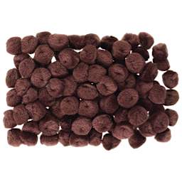 Creativity Street Pom Pons - Pile of Brown Pom Pons