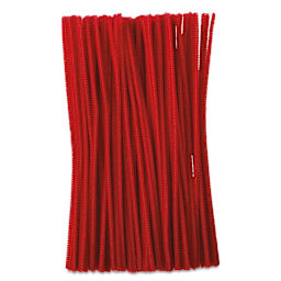 Creativity Street Jumbo Stems - Red, Pkg of 100 - out of packaging