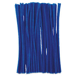Creativity Street Jumbo Stems - Blue, Pkg of 100 - out of packaging