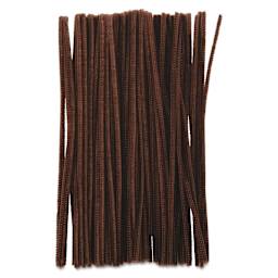 Creativity Street Jumbo Stems - Brown, Pkg of 100 - out of packaging
