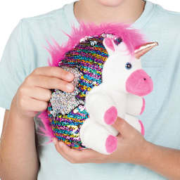 Creativity for Kids Sequin Pets - Child changing sequin pattern on Unicorn