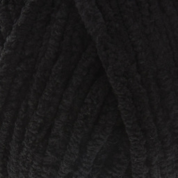 Premier Yarn Basix Chenille Brights Yarn - Black close-up