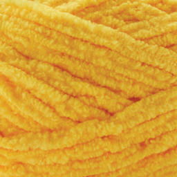 Premier Yarn Basix Chenille Brights Yarn - Lemon close-up