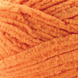 Premier Yarn Basix Chenille Brights Yarn - Tangerine close-up