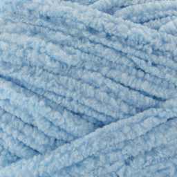 Premier Yarn Basix Chenille Brights Yarn - Light Blue close-up