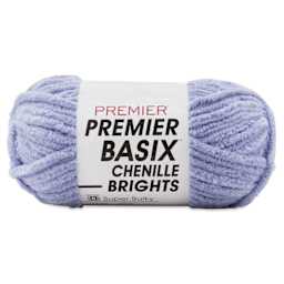 Premier Yarn Basix Chenille Brights Yarn - Periwinkle