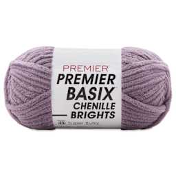 Premier Yarn Basix Chenille Brights Yarn - Dusty Lilac