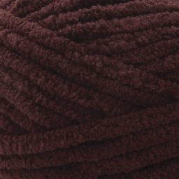Premier Yarn Basix Chenille Brights Yarn - Chocolate - close-up