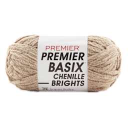 Premier Yarn Basix Chenille Brights Yarn - Sand