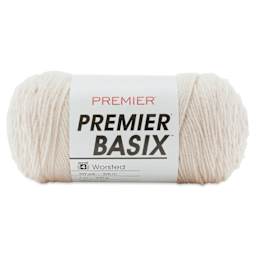 Premier Yarn Basix Worsted Yarn - Crepe