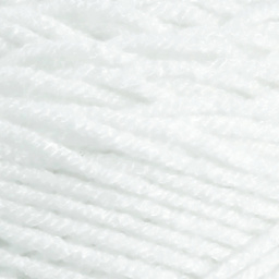 Premier Yarn Basix Worsted Yarn - White, close-up