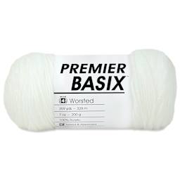 Premier Yarn Basix Worsted Yarn - White
