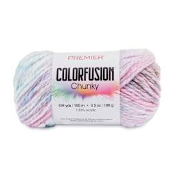 Premier Yarn Colorfusion Chunky Yarn - Salt Water Taffy, 109 yards