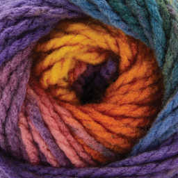Premier Yarn Colorfusion Chunky Yarn - Tropical, 109 yards close-up