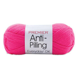 Premier Yarn Anti-Pilling Everyday DK Yarn - Bright Pink, 273 yards