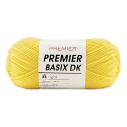 Premier Yarn Basix DK Yarn - Yellow, 306 yards