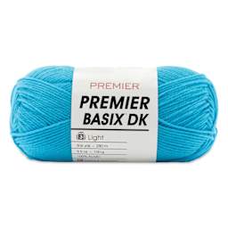Premier Yarn Basix DK Yarn - Bright Aqua, 306 yards