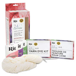 Lion Brand x Rit 24/7 Cotton Yarn Dye Kit - Petal Pink, Purple, and Kelly Green