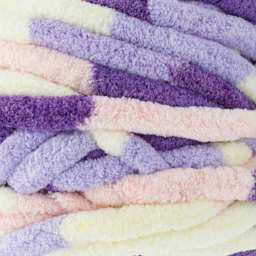 Lion Brand Cover Story Thick & Quick Yarn - Lavender Fields close-up